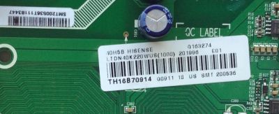 MAIN FUENTE HISENSE / 201996 / 200536 / RSAG7.820.6834/ROH / PANEL HD400DF-E32\S5\GM\ROH / MODELO 40H5B - Imagen 2