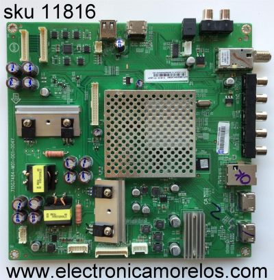 MAIN / VIZIO GXFCB02K0410 / 715G7484-M01-001-004Y / MODELO E50-C1 LTCWSKER / PANEL TPT500J1-HVN08.A REV:S800A	
