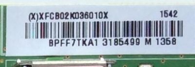 MAIN / SONY 756TXFCB02K0360 / XFCB02K0360 / XFCB02K036010X / 715G7203-M01-001-004T / MODELO KDL-32R300C / PANEL TPT315B5-DXJSFE REV:SE1N	 - Imagen 2
