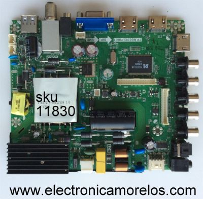 MAIN / FUENTE / (COMBO) ELEMENT K16099264 / SY16219-4 / 890-M00-06NC6 / TP.MS3393.PB801 / MODELO ELEFW5016 / PANEL V500HJ1-PE8	