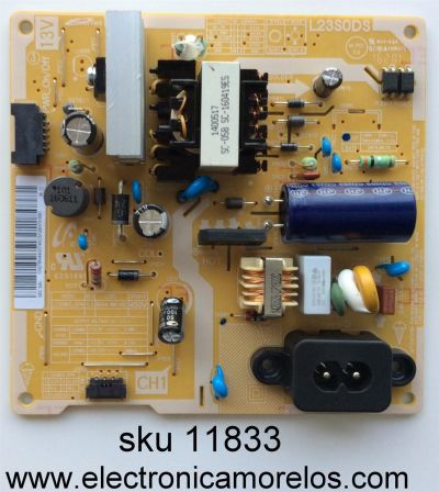 FUENTE DE PODER / SAMSUNG BN44-00746C / L23S0DS_EPN / MODELO UN24H4500AFXZA IP01  / HG24ND470AFXZA CP01  / HG24ND470AFXZA CP01 / HG24ND470AFXZA CP01 / PANEL V236BJ1-LE2 REV.C7	
