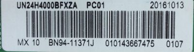 MAIN PARA TV SAMSUNG / NUMERO DE PARTE BN94-11371J / BN41-02215B / BN97-11768A / BN9411371J / PANEL V236BJ1-LE2 REV.C7 / UN24H4000 / UN24H4000BFXZA WA01 - Imagen 2