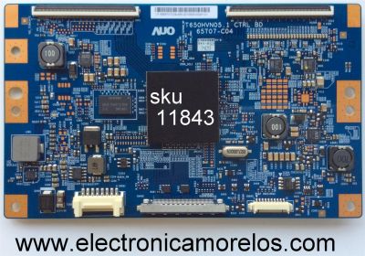 T-CON / SAMSUNG BN96-28894A / 5565T07C06 / 55.65T07.C06 / 65T07-C04 / T550HVN05.1 / MODELO UN65EH6000FXZA YH02 / UN65J620DAFXZA AH01 / UN65J6200AFXZA AH01 / UN65H6203AFXZA MH01 / UN65FH6001FXZA MH01 / PANEL CY-DF500BGMV1H	