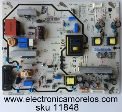 FUENTE DE PODER / VIZIO 0500-0612-0300 / PLDF-A208A / 050006120300 / 3PCGC10051A-R / EAY41A208A / SUSTITUTAS 0500-0614-0270 / 0500-0605-0270 / PANEL LC420DUG (JF)(R1) / MODELOS E420-A0 / E420-A0 LAQKNRGP / E420-A0 LATKNRGP / E420I-A0 LAQKNRFP / E470I-A0