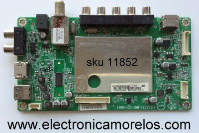 MAIN / VIZIO GXFCB02K010 / GXFCB02K010020X / 715G6381-M01-001-004I / MODELO D32H-C1 LTBDTBAR / PANEL TPT315B5-OTU3A.Q REV:SPNB	