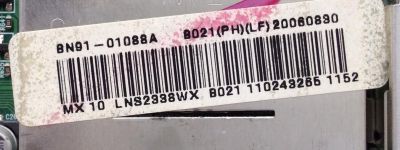 MAIN / SAMSUNG BN91-01088A / BN41-00704A / BN97-01050A / MODELO LNS2338WX/XAA / PANEL V230W1-L02	 - Imagen 2