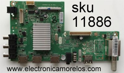 MAIN / HITACHI 1010106264 / MS34580-ZC01-01 / MODELO 48HK6T64U / PANEL LSC480FN02-R	