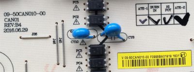 FUENTE DE PODER / VIZIO 09-50CAN010-00 / 09-50CAN010-00 CAN01 REV:B4 / PANEL S500DUB-1 / MODELO E50-E3 LFTIVJAS - Imagen 2