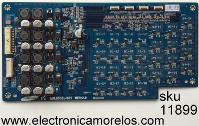LED DRIVER / SONY LJ94-02929A  / 02929A / SSL550EL-S01 / MODELO KDL-55HX800 / PANEL LTY550HQ02-203	