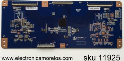 T-CON / SCEPTRE 5060AU55000160 / T550QVN02. 0 / T76DF-V1.1 160107 / MODELO E55 A1AV93BA / PANEL T550QVN02.0	