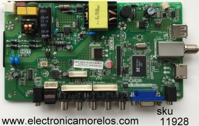 MAIN / FUENTE / (COMBO) K16089071 / TP.MS3393.PA506 / MODELO E19 BZQV93JB / PANEL MV185WHB-N10	