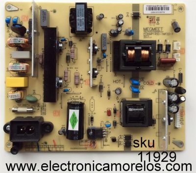 FUENTE DE PODER / SCEPTRE MP120D-1MF21-1 / MP145D-1MF22-1 / MODELO E19 BZQV93JB / PANEL MV185WHB-N10	