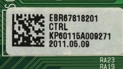 MAIN LOGICA / LG EBR67818201 / EAX63989001 / MODELOS 60PV250-UB AUSZLUR / 60PV450-UA AUSLLJR / 60PV450C-UA / 60PZ550-UA / 60PZ750-UG / 60PZ950-UA / Z60PV220-UA / PANEL PDP60R30000	 - Imagen 2