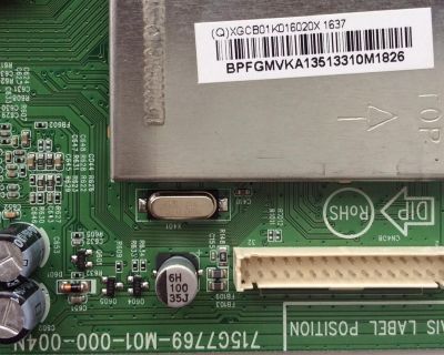 MAIN PARA TV VIZIO / NUMERO DE PARTE XGCB01K016 / 715G7769-M01-000-004N / 756TXGCB01K016 / 756TXGCB01K0160 / PANEL TPT315B5-1A058.L REV:S24A / MODELO D32HN-E1 LTT3VMAS - Imagen 2