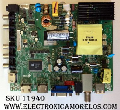 MAIN / FUENTE / (COMBO) / PROSCAN 66H1179 / CV3393BH-U39 / MODELO PLDED4017 / PANEL LSC400HN02-803	