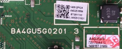 MAIN / EMERSON A4G25MMA-003 / A4G25UH / BA4GU5G0201 3 / MODELO LF401EM5 DS1 / PANEL U4A20XH	 - Imagen 2