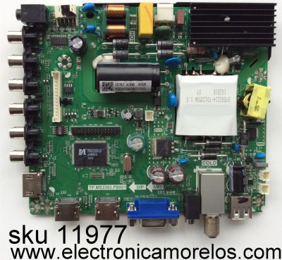 MAIN / QUASAR 50043393B / TP.MS3393.PB801 / MODELO SQ5003 / PANEL V500HJ1-PE8 REV.C7	