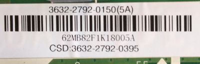 MAIN / FUENTE (COMBO) VIZIO 3632-2792-0150 / 0171-2271-5645 / MODELO D32H-C0 LAUSTBAR / PANEL LSC320AN02-001	 - Imagen 2