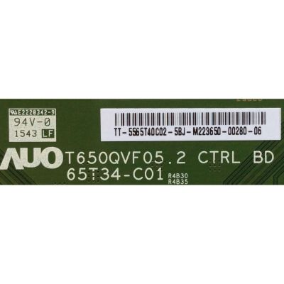 T-CON / VIZIO 55.65T40.C02 / 5565T40C02 / T650QVF05.2 CTRL BD / 65T34-C01 / MODELO M65-C1 LTCASNAR / PANEL T650QVF06.0	 - Imagen 2