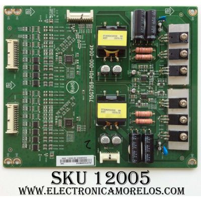 LED DRIVER / VIZIO LNTVEI39WXXC2 / 715G7159-P01-000-004K / MODELO M65-C1 LTCASNAR / PANEL T650QVF06.0	