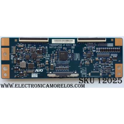 T-CON PARA TV SAMSUNG / NUMERO DE PARTE 5550T12C12 / 55.50T12.C12 / 50T12-C05 / T500HVF02.2 / PANEL CY-DH050BGAV1H / DISPLAY T500HVN06.0 / MODELO UN50H5203 / UN50H5203AFXZA NH03