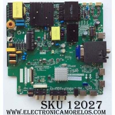 MAIN / FUENTE (COMBO) / SCEPTRE A16089824 / TP.MS3458.PC758 / MODELO U55 B2IV58CE / PANEL CN55XB8B00	