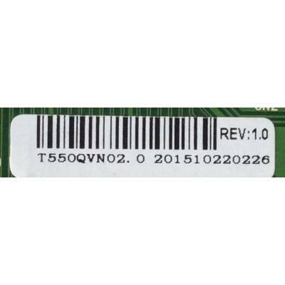 T-CON / SCEPTRE 5060AU5500140 / T550QVN02.0 V1.0 / MODELO E55 E555BV-FMQC / PANEL T550QVN02.0	 - Imagen 2
