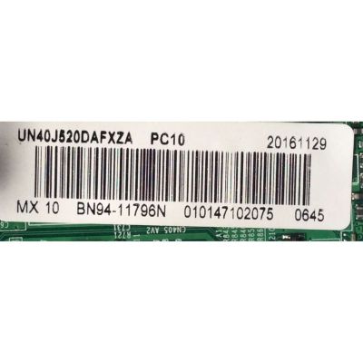 MAIN PARA TV SAMSUNG / NUMERO DE PARTE BN94-11796N / BN41-02307B / BN97-12660B / BN9411796N / PARTE SUSTITUTA BN94-11169G / PANEL CY-JJ040BGNV5H / MODELOS UN40J520 / UN40J520DAFXZA / UN40J520DAFXZA DA04 - Imagen 2