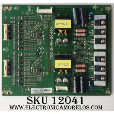 LED DRIVER PARA TV VIZIO / NUMERO DE PARTE LNTVEW24SXAB6 / 715G7159-P01-000-004K / PANEL TPT430H3-QVN01-U REV:S000A / MODELOS M43-C1 / M43-C1 LTTWSPAR / M43-C1 LTTWSPCR