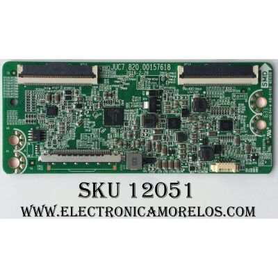 T-CON / HITACHI / 999K6R701 / JUC7.820.00157618 / MODELO 43R5 CH6JX01754	