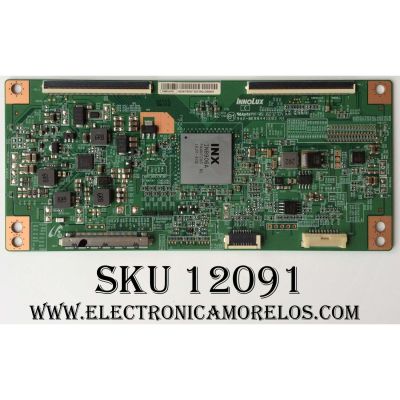 T-CON PARA TV HISENSE / NUMERO DE PARTE TAMDJ4S51 / 94V-0E88441E03 / PANEL HE650HU-B01 / MODELO 65CU6200