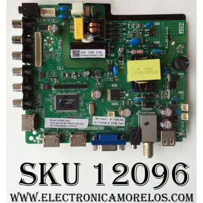 MAIN / FUENTE / SCEPTRE 50043393B01180 / TP.MS3393.PB818 / MODELOS X32 NBNV93GA / X322BV-MQC / PANEL HK315LEDM-OHFRH	