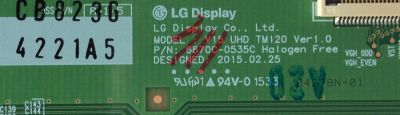 T-CON ORIGINAL PARA TV LG / NUMERO DE PARTE 6871L-4221A / 6870C-0535C / 4221A / PANEL LC490EGE (FH)(M1) / MODELOS 49UF6430-UB / 49UF6430-UB AUSYLJR / 49UF6430-UB BUSYLJR - Imagen 2