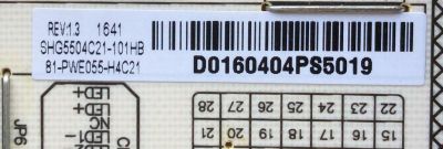 FUENTE DE PODER PARA TV HITACHI / NUMERO DE PARTE 81-PWE055-H4C21 / SHG5504C21-101HB / SHG5504C-101H / CQC12001080504 / MODELO 50R8 - Imagen 2