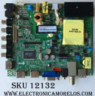 MAIN / FUENTE (COMBO) / ELEMENT 34013994 / 34014125 / 34013674 / CV3393BH-U39 / 55H1083 / CV3393BH-U39-12-L2 / PANEL LSC400HN02-G02 / MODELOS ELEFW408 J5G5M / ELEFW408 G5G5M / ELEFW408 E5G5M / ELEFW408 K5G5M / ELEFT408 J5G5M / ELEFT408 K5G5M