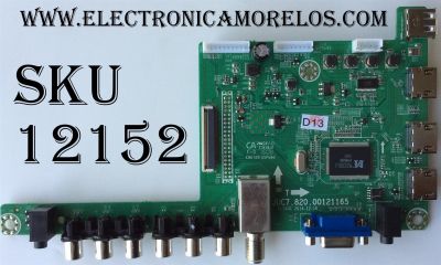 MAIN / HITACHI 999C6C / JUC7.820.00121165 / MODELO LE55A6R9A / PANEL C550F15-E6-H	