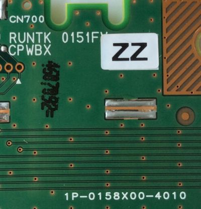 T-CON / VIZIO RUNTK0151FVZZ / RUNTK0151FV / CPWBX / 1P-0158X00-4010 / MODELO M70-D3 LFTRVCAS / PANEL S800FUA-1	 - Imagen 2