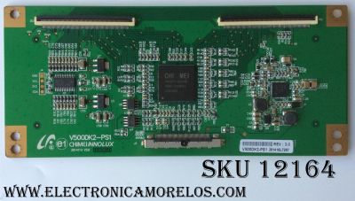 T-CON / RCA V500DK2-PS1 / V500DK2-PS1 REV:3.0 / MODELO LED50B45RQ / PANEL V500DK2-PS1-12V	