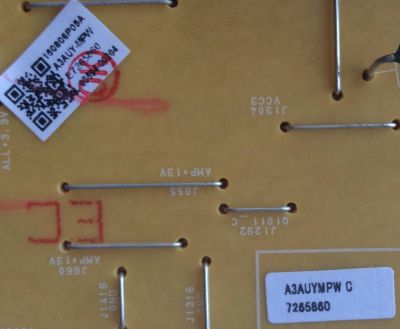 FUENTE DE PODER / MAGNAVOX A3AUYMPW / A3AUY-MPW / BA3AUVF0102 1 / MODELO 50ME313V/F7 A / PANEL U3AU4XH	 - Imagen 2