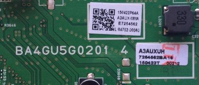 MAIN / MAGNAVOX A3AUXMMA-001 / A3AUXUH / BA4GU5G0201 4 / A3AUX-MMA / MODELO 50ME313V/F7 A DS4 / PANEL U3AU5XH	 - Imagen 2