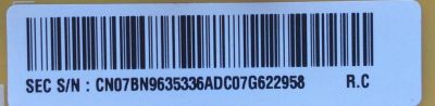 FUENTE DE PODER / SAMSUNG BN96-35336A / L55S5-FDYV / MODELOS UN48JU6400FXZA UD02 / UN55JU640DFXZA / UN55JU6400FXZA /  UN48JU640DFXZA / UN55H6350AFXZA TH01 PANEL'S CY-GJ055HGLV7H / CY-GJ055HGEV4H	 - Imagen 2
