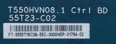 T-CON / LG 55.55T16.C09 / 5555T16C09 / T550HVN08.1 CTRL BD / 55T23-C02 / MODELO 55LF6000-UB BUSDLJR	 - Imagen 2