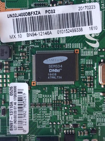 MAIN / SAMSUNG BN94-12146A / BN41-02357D / BN97-13110A / PANEL CY-JJ032AGHV2H / MODELO UN32J400DBFXZA CA01 - Imagen 2