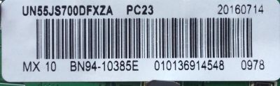MAIN PARA TV SAMSUNG / NUMERO DE PARTE BN94-10385E / BN41-02344D / BN97-10750A / BN97-10749A / BN9410385E / PANEL CY-TJ055HGLV1H / MODELO UN55JS700 / UN55JS700DFXZA EH02 - Imagen 2