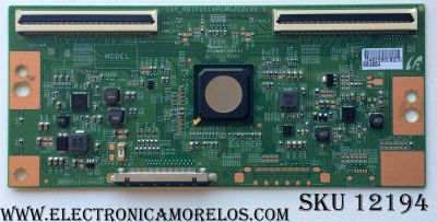 T-CON / VIDAO LJ94-34025B / 34025B / 15Y_RB1FU11APCMG2C2LV0.0 / MODELO V4055HD	