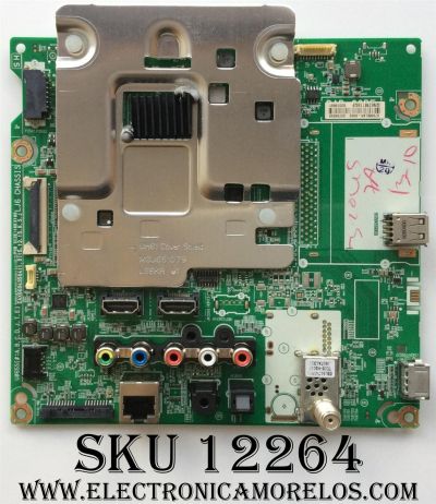 MAIN PARA TV LG / NUMERO DE PARTE EBT63709033 / 63709033 / EAX66943504 / EAX66943504(1.0) / PANEL LC430DGE (FJ)(M1) / MODELO 43UH6030-UD / 43UH6030-UD.AUSZLJM