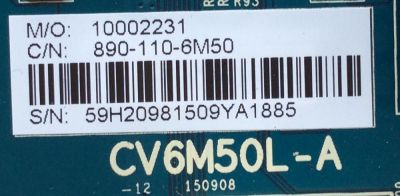 TARJETA INTERFACE / PANASONIC 890-110-6M50 / SY15272 / 59H2098 / CV6M50L-A / CV6M50L-A-12 / 890-110-6M50 / MODELO TC-50CX400U	 - Imagen 2
