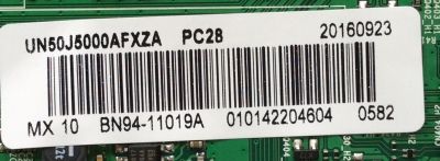 MAIN PARA TV SAMSUNG / NUMERO DE PARTE BN94-11019A / BN41-02415B / BN97-10689A / BN94-08223W / PANEL CY-JJ050BGNV2H / MODELO UN50J5000 / UN50J5000AFXZA JD03 - Imagen 2