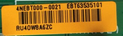 MAIN / LG EBT63535101 / 62984901 / EAX66085703(1.0) / SUSTITUTA EBT63759501 / MODELO 60UB8200-UH.AUSWLJR / PANEL LC600EQE(PG)(M1)	 - Imagen 2