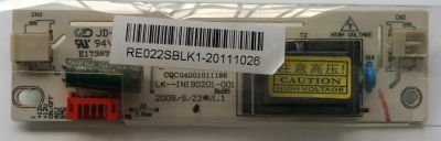 BALASTRA / RCA RE022SBLK1 / CQC04001011196 / LK--IN190201-001 / MODELO 22LA45RQD / PANEL HM215WU3-100	 - Imagen 2